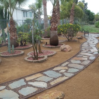 Lopez Landscape Contractor - Flagstone walkway to backyard seating area - Landscaping Near Me Lopez Landscape Contractor - Flagstone walkway to backyard seating area - Landscaping Near Me