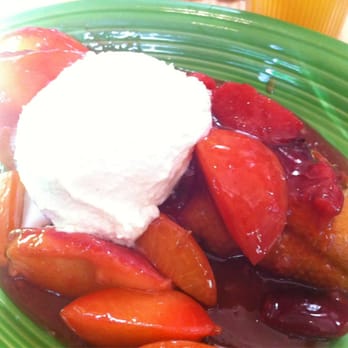 Tower Cafe - Seasonal French Toast - $8.95 - peaches and plums - Breakfast & Brunch Near Me - Sacramento, California Tower Cafe - Seasonal French Toast - $8.95 - peaches and plums - Breakfast & Brunch Near Me - Sacramento, California