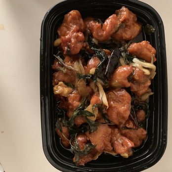 Rice Bowl Cafe - 3 Cup Chicken lightly fried with basil, in a slightly spicy garlic and ginger sauce; enough for two. - Chinese Near Me - Austin, Texas Rice Bowl Cafe - 3 Cup Chicken lightly fried with basil, in a slightly spicy garlic and ginger sauce; enough for two. - Chinese Near Me - Austin, Texas