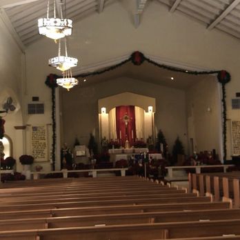 St Helen Catholic Church - 3/4 distance from the entrance of the church - Churches Near Me - Vero Beach, Florida