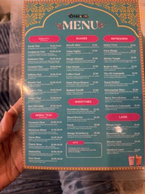 Menu photo 6 Chai & Co. Concord, CA