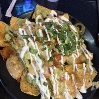 Topgolf - Fiesta Nachos with Chicken added - Golf Near Me - Greensboro, North Carolina Topgolf - Fiesta Nachos with Chicken added - Golf Near Me - Greensboro, North Carolina