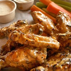 Crosstown Pub & Grill - Buffalo Chicken Wings, I didn't try them but my husband gave a thumbs up.
