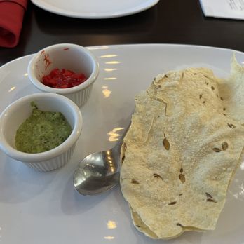 Lemon Indian Cuisine - Papadam with onion chutney and mint chutney - Indian Near Me - Greensboro, North Carolina Lemon Indian Cuisine - Papadam with onion chutney and mint chutney - Indian Near Me - Greensboro, North Carolina
