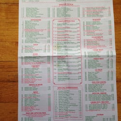 China City Restaurant - China City Menu