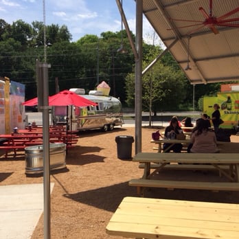 The Picnic - Nice, shaded seating area. - Food Trucks Near Me - Austin, Texas The Picnic - Nice, shaded seating area. - Food Trucks Near Me - Austin, Texas