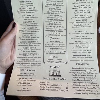 Per Diem - Transit Center - Drinks Menu - New American Near Me - San Francisco, California Per Diem - Transit Center - Drinks Menu - New American Near Me - San Francisco, California