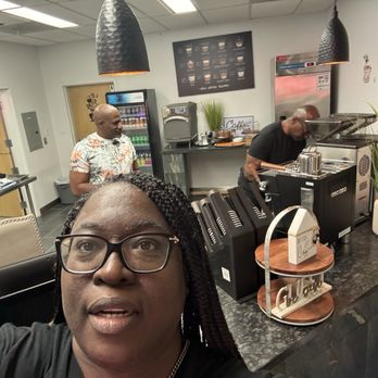 Bishop’s Brew Coffeehouse - Bishop hard at work - Coffee & Tea Near Me - Stockton, California