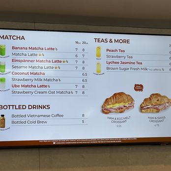 Da Vien Coffee - 2nd Menu Screen - Coffee & Tea Near Me - Milpitas, California