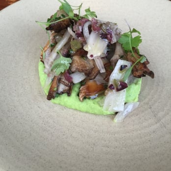 Charcoal - Roast maitake with fennel mash - New American Near Me - Yardley, Pennsylvania