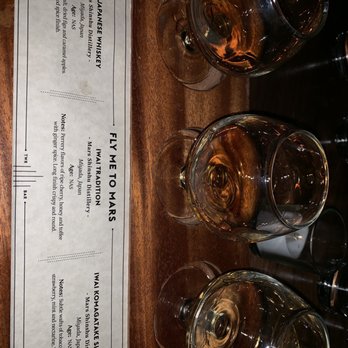 The White Rabbit - Japanese Whiskey flight - Cocktail Bars Near Me - Gilbert, Arizona
