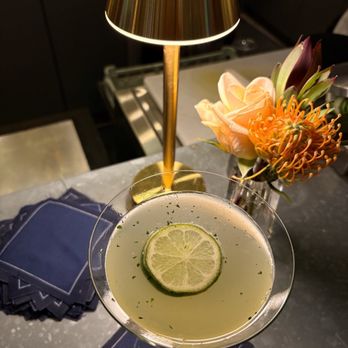 Cultivated F+B - Basil gimlet. - New American Near Me - Houston, Texas Cultivated F+B - Basil gimlet. - New American Near Me - Houston, Texas