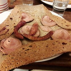 Crêperie Bretonne - Andouille et saucisse