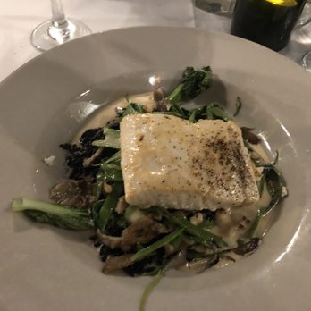 Gianmarco's Restaurant - Halibut with black rice - Italian Near Me - Birmingham, Alabama