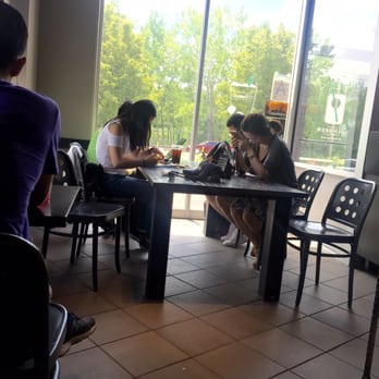 Starbucks - Only ONE person at that table has a beverage. The rest are just chilling and taking up space. #notfair - Coffee & Tea Near Me - Flushing, New York Starbucks - Only ONE person at that table has a beverage. The rest are just chilling and taking up space. #notfair - Coffee & Tea Near Me - Flushing, New York