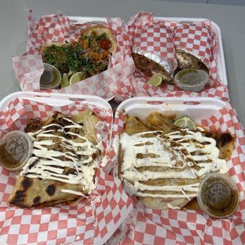 Birria Boys - Tacos - Seared Steak and Chipotle Pineapple Pork Quesadillas - Slow Braised Birria Super Burrito - Seared Steak - Tacos Near Me - Elk Grove, California Birria Boys - Tacos - Seared Steak and Chipotle Pineapple Pork Quesadillas - Slow Braised Birria Super Burrito - Seared Steak - Tacos Near Me - Elk Grove, California