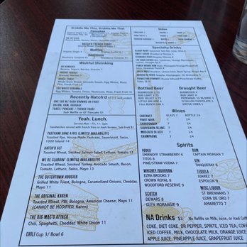 Hatch'd - More of the menu...plenty to choose from, including adult beverages - Breakfast & Brunch Near Me - St. Louis, Missouri