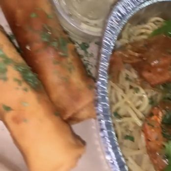 Nguyen's Kitchen - Egg rolls garlic noodles with shrimp - Vietnamese Near Me - South Gate, California Nguyen's Kitchen - Egg rolls garlic noodles with shrimp - Vietnamese Near Me - South Gate, California