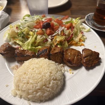 Emily's Bar & Grill - Lamb shish, rice pilaf, salad, and Turkish tea - Turkish Near Me - Gibsonia, Pennsylvania