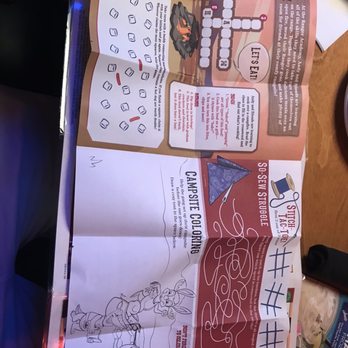 Texas Roadhouse - Flip of kids menu - Steakhouses Near Me - Clermont, Florida