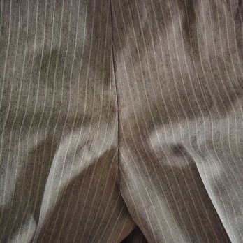 Fashion Cleaners - Pants expanded on back, pin stripes match - Sewing & Alterations Near Me - Pasadena, California Fashion Cleaners - Pants expanded on back, pin stripes match - Sewing & Alterations Near Me - Pasadena, California