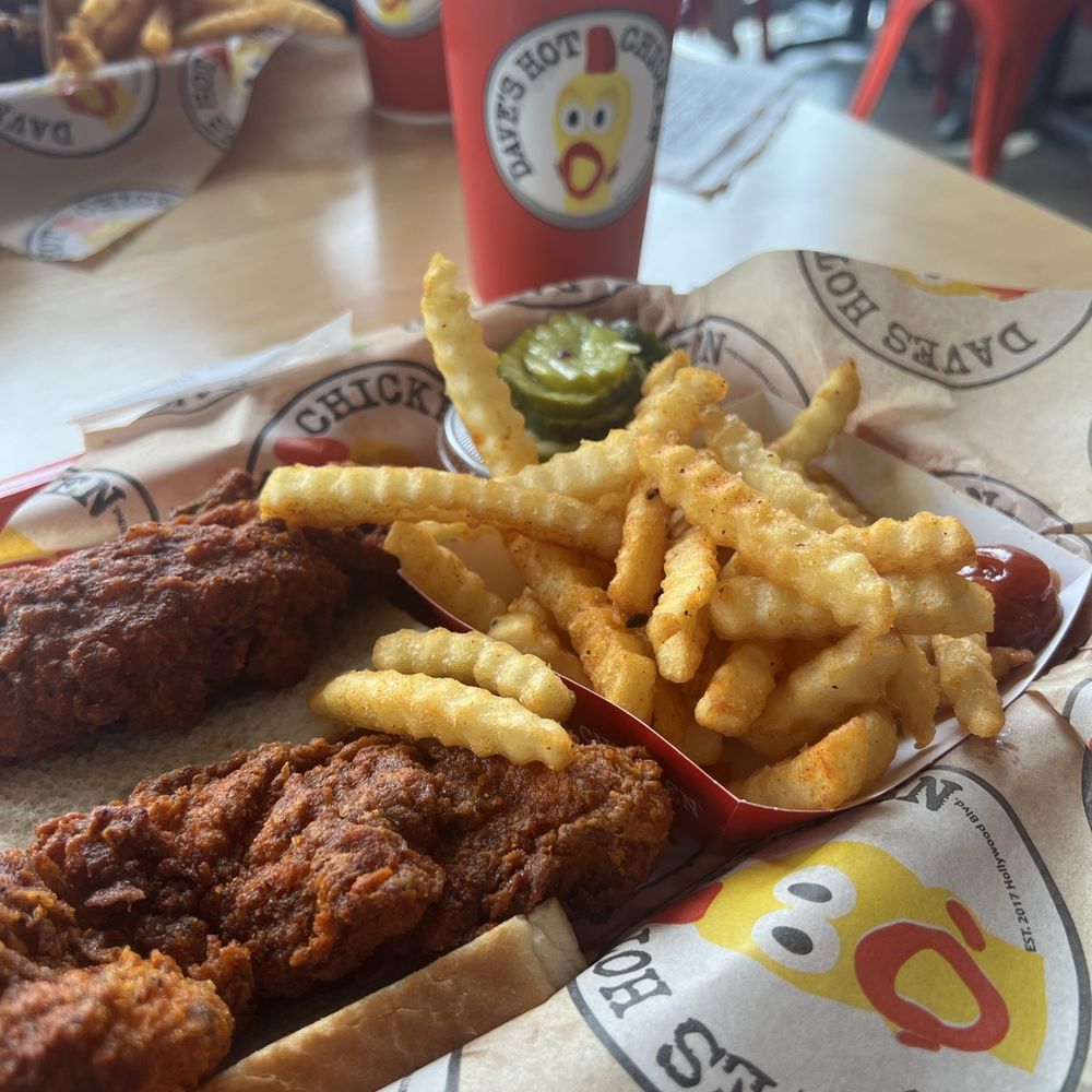 Dave's #1 2 Tenders w/ Fries Dave's #1 2 Tenders w/ Fries