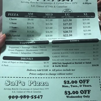 Sal's Pizza - Reasonable prices for quality food - Pizza Near Me - Alta Loma, California Sal's Pizza - Reasonable prices for quality food - Pizza Near Me - Alta Loma, California