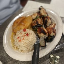 Central Gyros - Broiled Shish-kebob Dinner