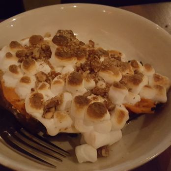 Charcoal Venice - Baked garnet yams, marshmallows and spiced candied pecans. - New American Near Me - Venice, California Charcoal Venice - Baked garnet yams, marshmallows and spiced candied pecans. - New American Near Me - Venice, California