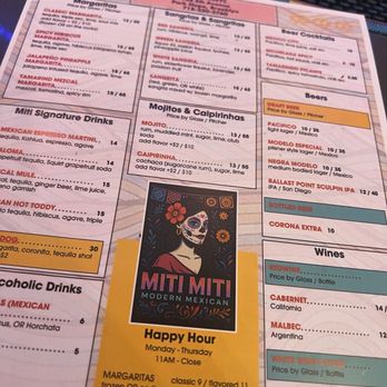 Miti Miti - Menu - Latin American Near Me - Brooklyn, New York