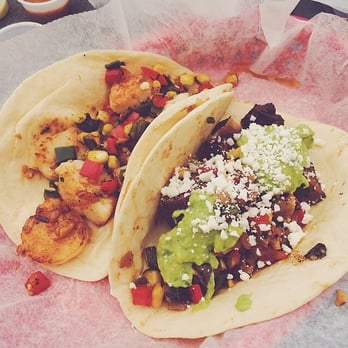 Tacodeli - Scallops on the left, cowboy on the right - Breakfast & Brunch Near Me - Austin, Texas Tacodeli - Scallops on the left, cowboy on the right - Breakfast & Brunch Near Me - Austin, Texas