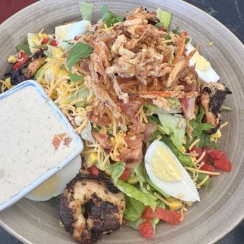 Brimstone Woodfire Grill - Blackened Shrimp  Cobb salad  $22.00 - New American Near Me - Pembroke Pines, Florida