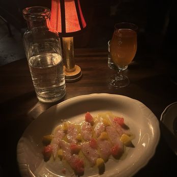Gilt Bar - Hamachi Crudo - New American Near Me - Chicago, Illinois