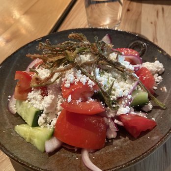 Committee - Okra Horiatiki - Mediterranean Near Me - Boston, Massachusetts