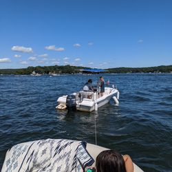 Lakeview Marina & Ski Instructor - Us getting pulled to shore