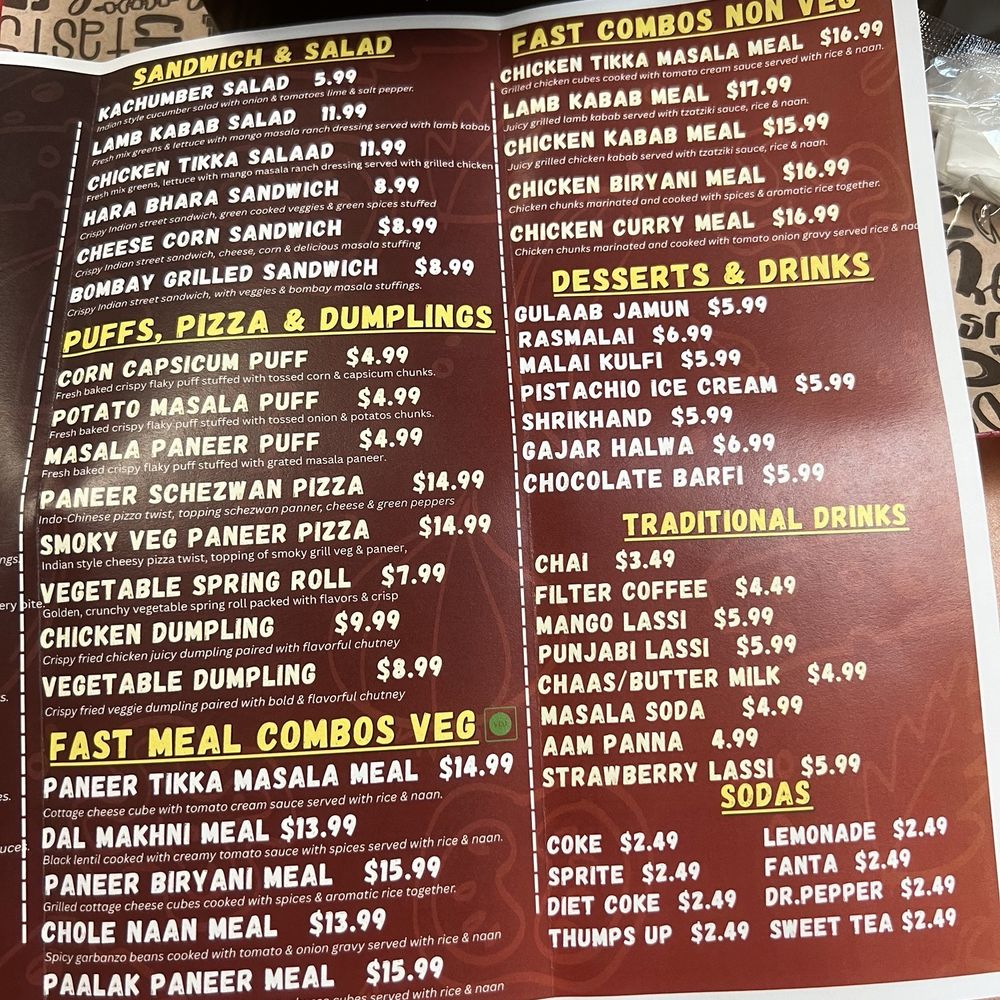 Khatta Pani - Menu - Indian Near Me - Bremen, Georgia