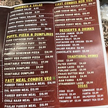 Khatta Pani - Menu - Indian Near Me - Bremen, Georgia