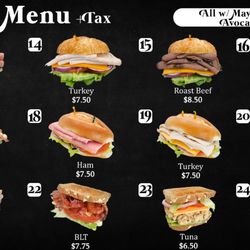 Salida Donuts - LUNCH MENU 12/11/25