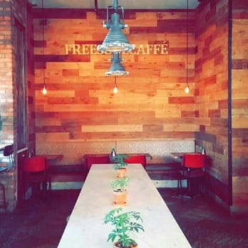Freesoulcaffe - Inside dining area.  Cozy - Vegan Near Me - Tustin, California
