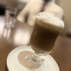 The Fifth Fork - Cappuccino delicious with a shot of bourbon