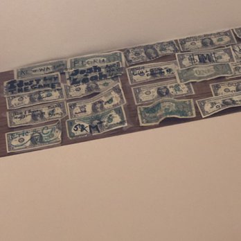 The Soup Cellar - Dolla bills on most of the walls. - American Near Me - Leavenworth, Washington The Soup Cellar - Dolla bills on most of the walls. - American Near Me - Leavenworth, Washington