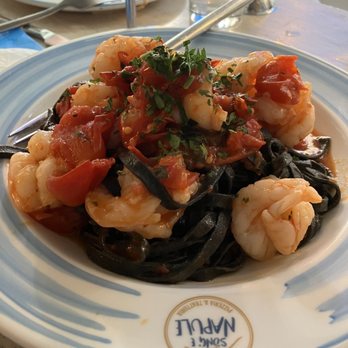 Song E Napule - Squid ink pasta with shrimp - Pizza Near Me - New York, New York