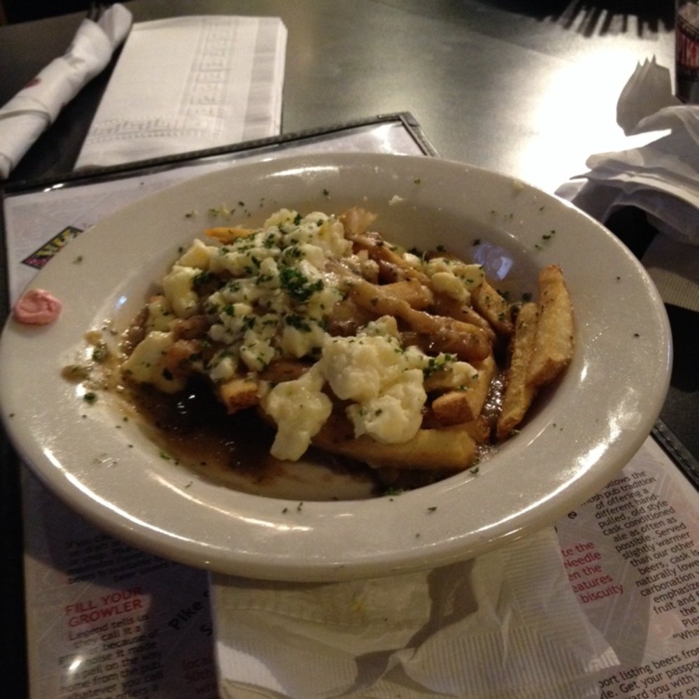 Pike Brewing Company - Half-eaten poutine fries... Yummy!!! - Brewpubs Near Me - Seattle, Washington Pike Brewing Company - Half-eaten poutine fries... Yummy!!! - Brewpubs Near Me - Seattle, Washington