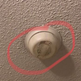 Bullseye Home Inspector - Water leaking through the fire detector. - Home Inspectors Near Me Bullseye Home Inspector - Water leaking through the fire detector. - Home Inspectors Near Me