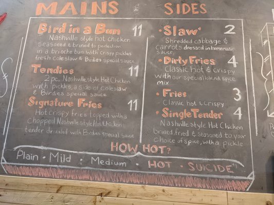 Menu photo 4 Birdies Hot Chicken Brooklyn, NY Menu photo 4 Birdies Hot Chicken Brooklyn, NY