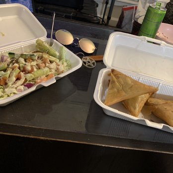 Taste From India - Chicken samosas and slaw - Indian Near Me - Austin, Texas Taste From India - Chicken samosas and slaw - Indian Near Me - Austin, Texas