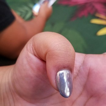 Oasis Nails - The burn at the top of my nail bed from the buffer - Nail Salons Near Me - Kapolei, Hawaii Oasis Nails - The burn at the top of my nail bed from the buffer - Nail Salons Near Me - Kapolei, Hawaii