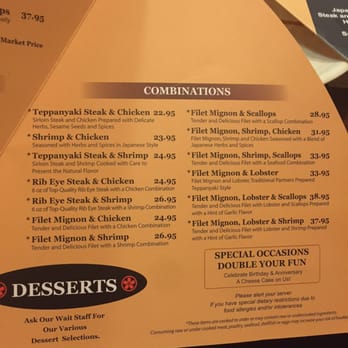 Sakura - Menu prices - Steakhouses Near Me - Waldorf, Maryland Sakura - Menu prices - Steakhouses Near Me - Waldorf, Maryland