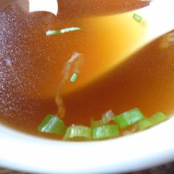 Sapporo Japanese Restaurant - Onion soup, close-up. - Japanese Near Me - Hudson, Wisconsin Sapporo Japanese Restaurant - Onion soup, close-up. - Japanese Near Me - Hudson, Wisconsin
