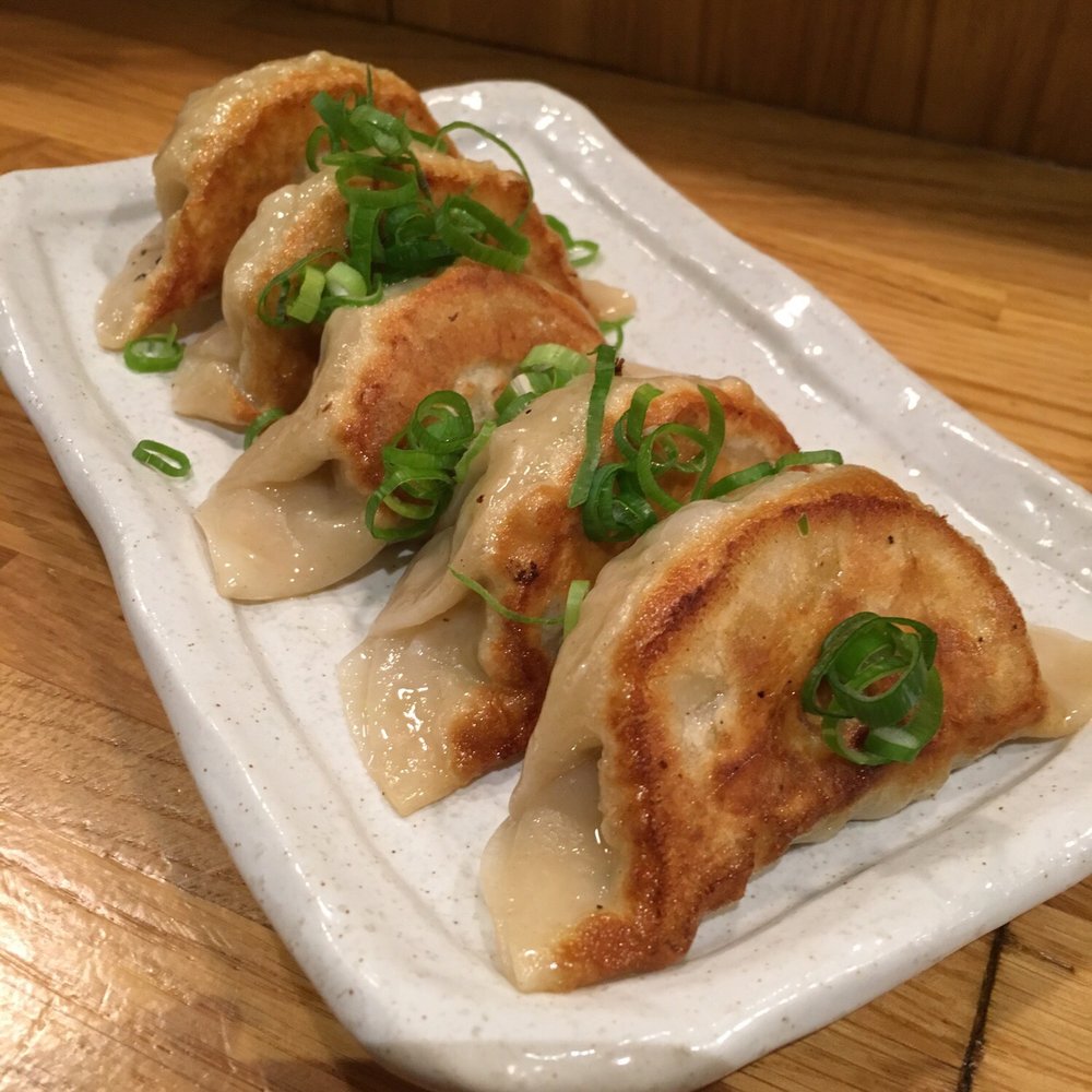 Grasshopper - Vegetarian gyoza & vegetarian miso ramen - Ramen Near Me - Barcelona, B